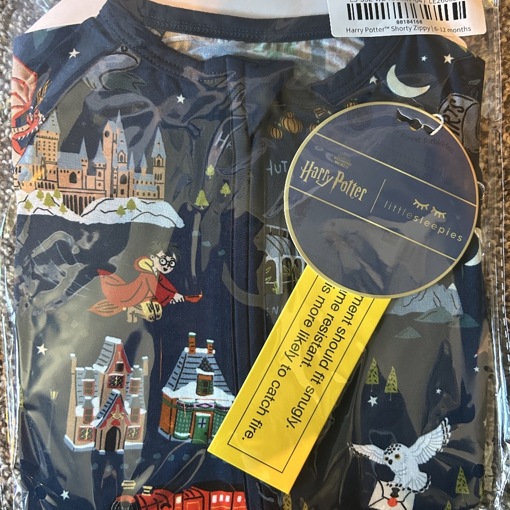 Little Sleepis Harry Potter Shorty 6/12 Months